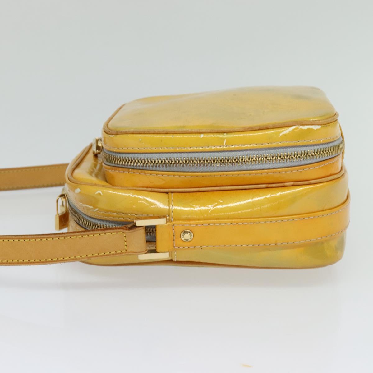 Louis Vuitton Wooster Yellow Patent Leather Shoulder Bag (Pre-Owned)