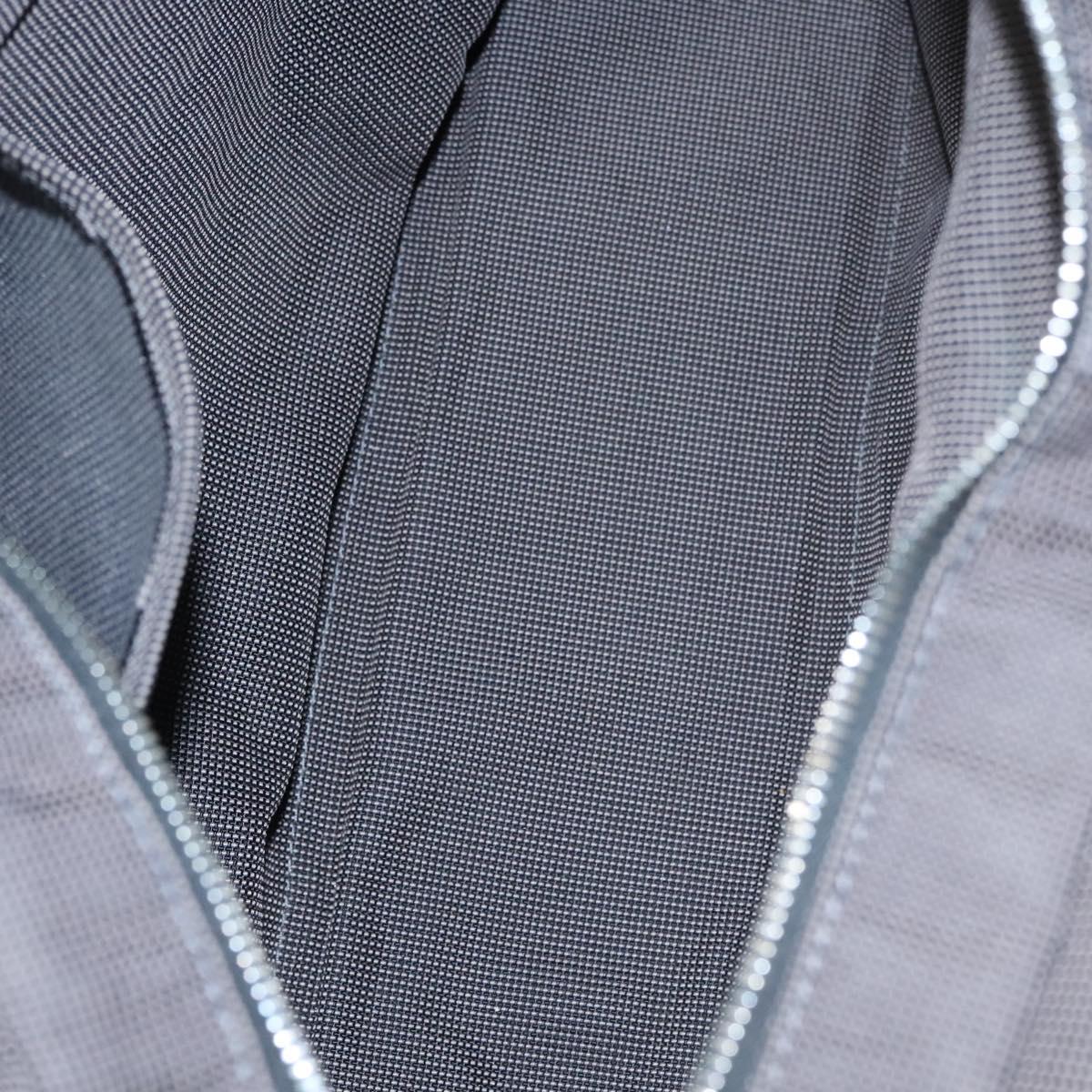 Hermès Herline Grey Canvas Handbag (Pre-Owned)