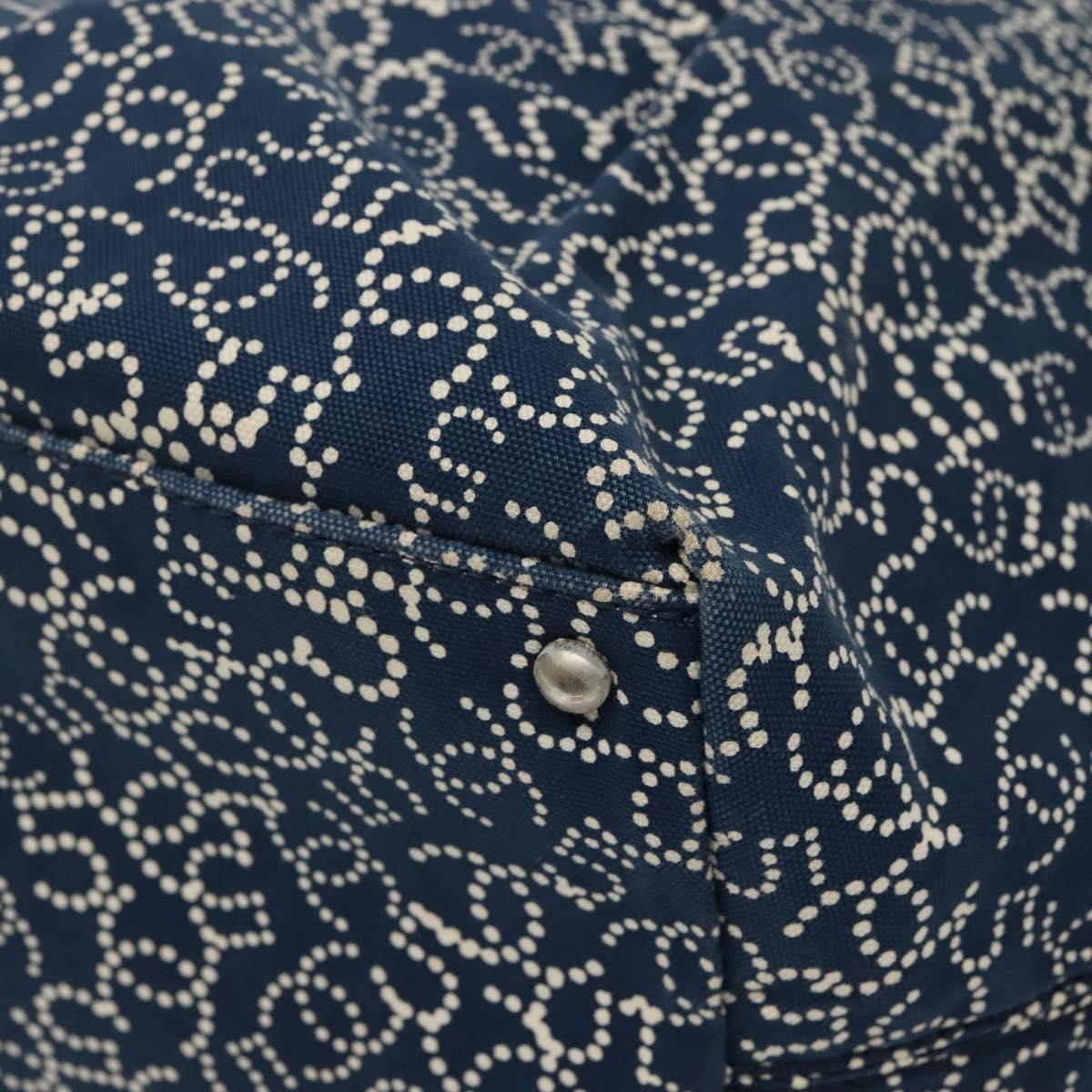 Chanel Navy Canvas Tote Bag (Pre-Owned)