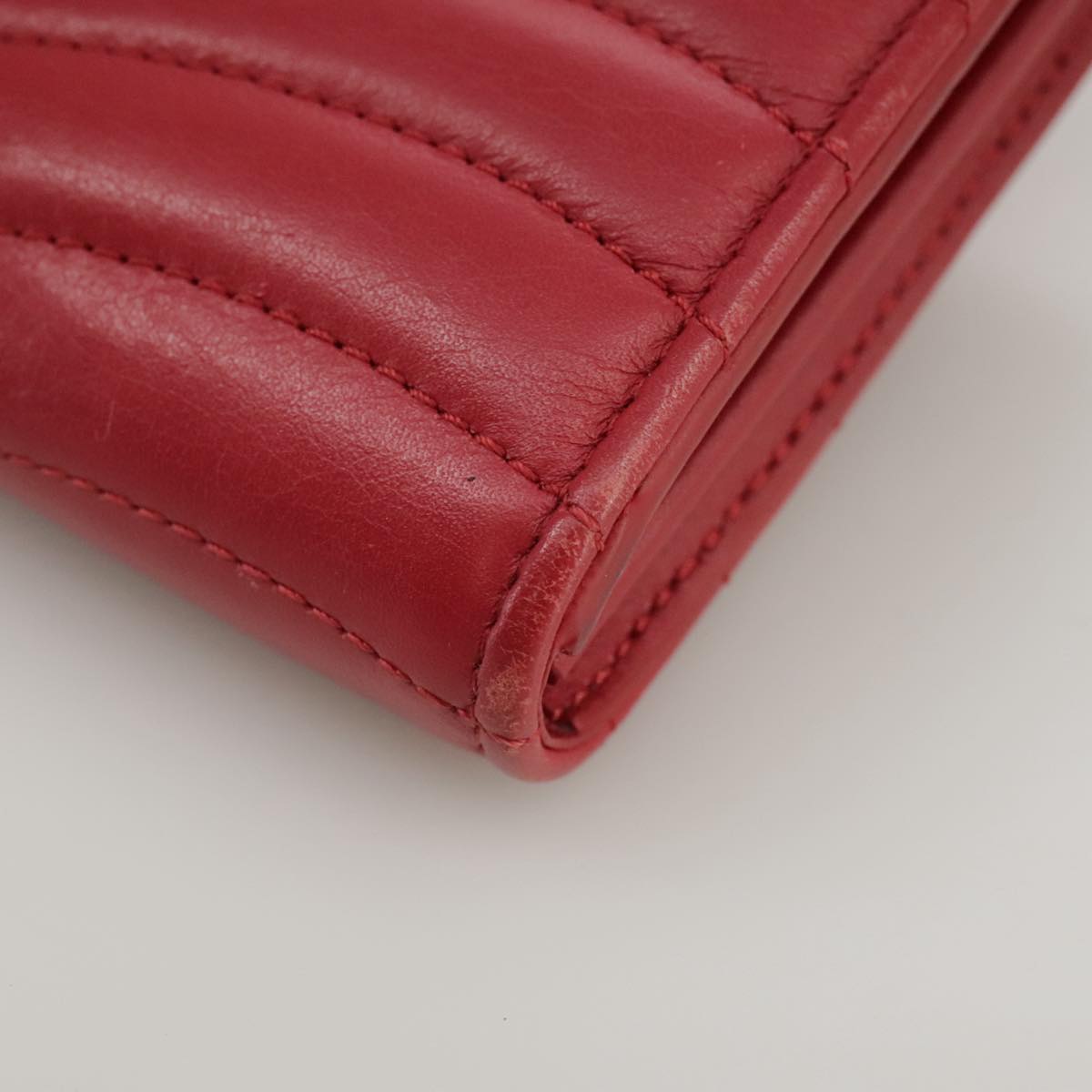 Louis Vuitton New Wave Red Leather Wallet (Pre-Owned)
