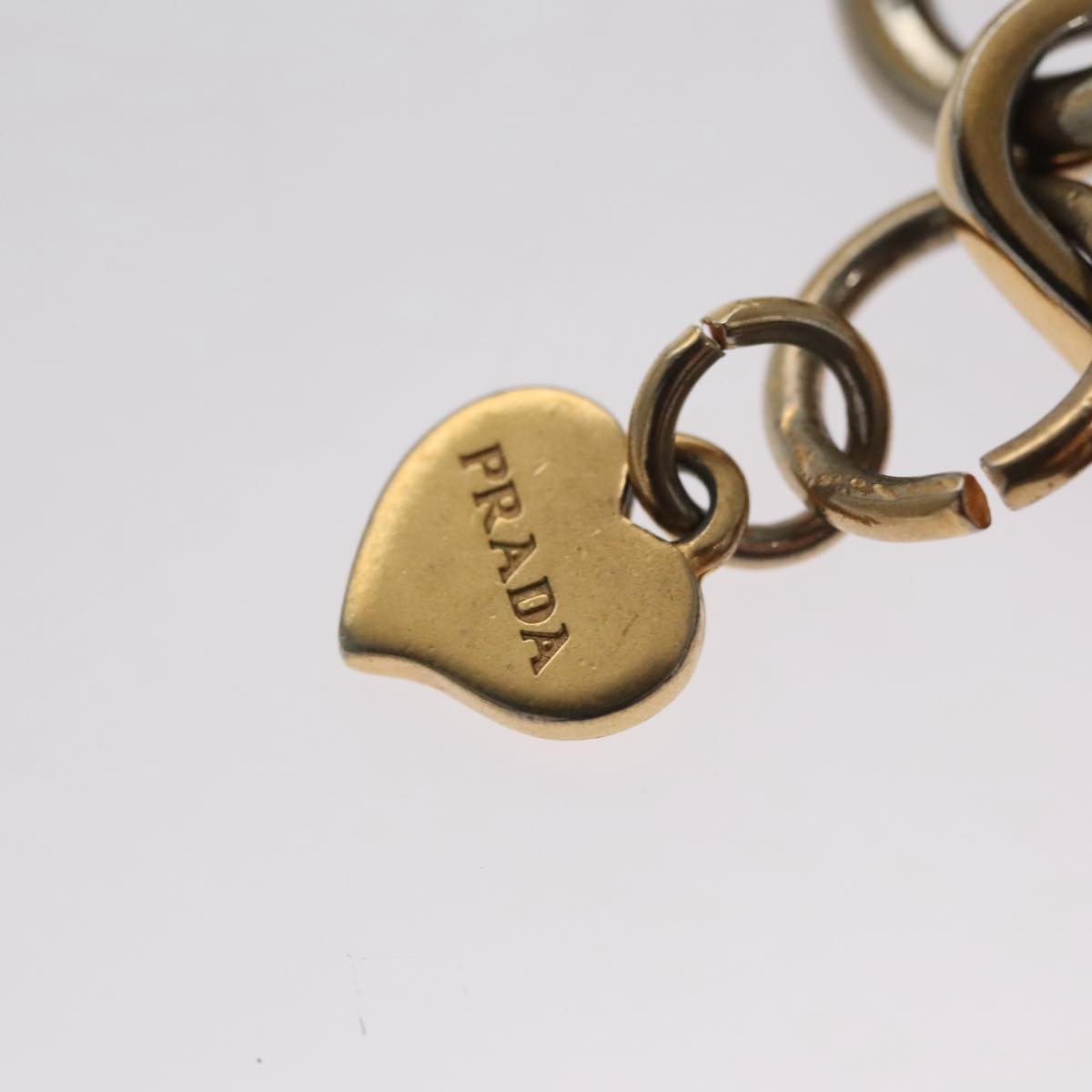 Prada Gold Metal Bag Jewelry (Pre-Owned)