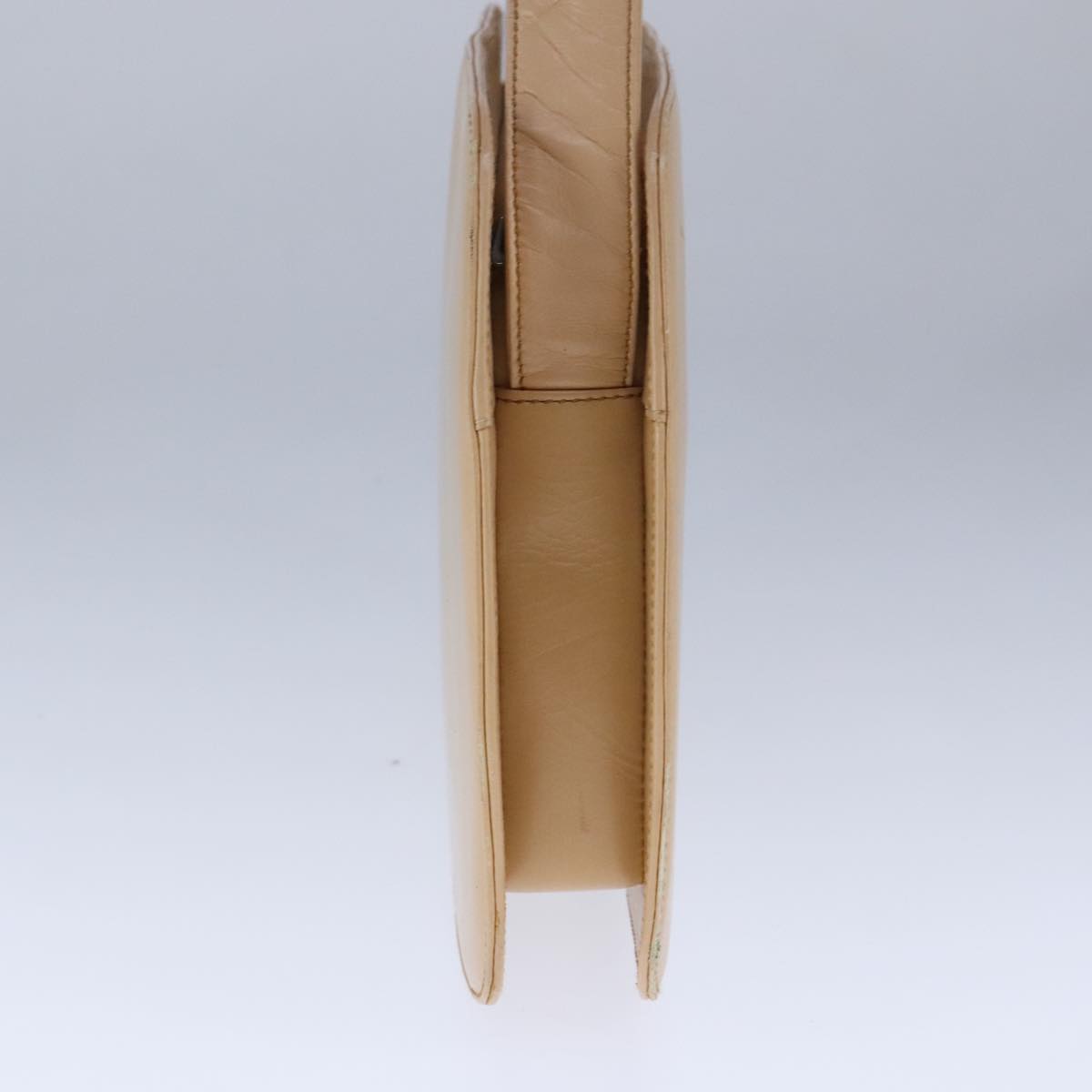 Prada Beige Leather Shoulder Bag (Pre-Owned)