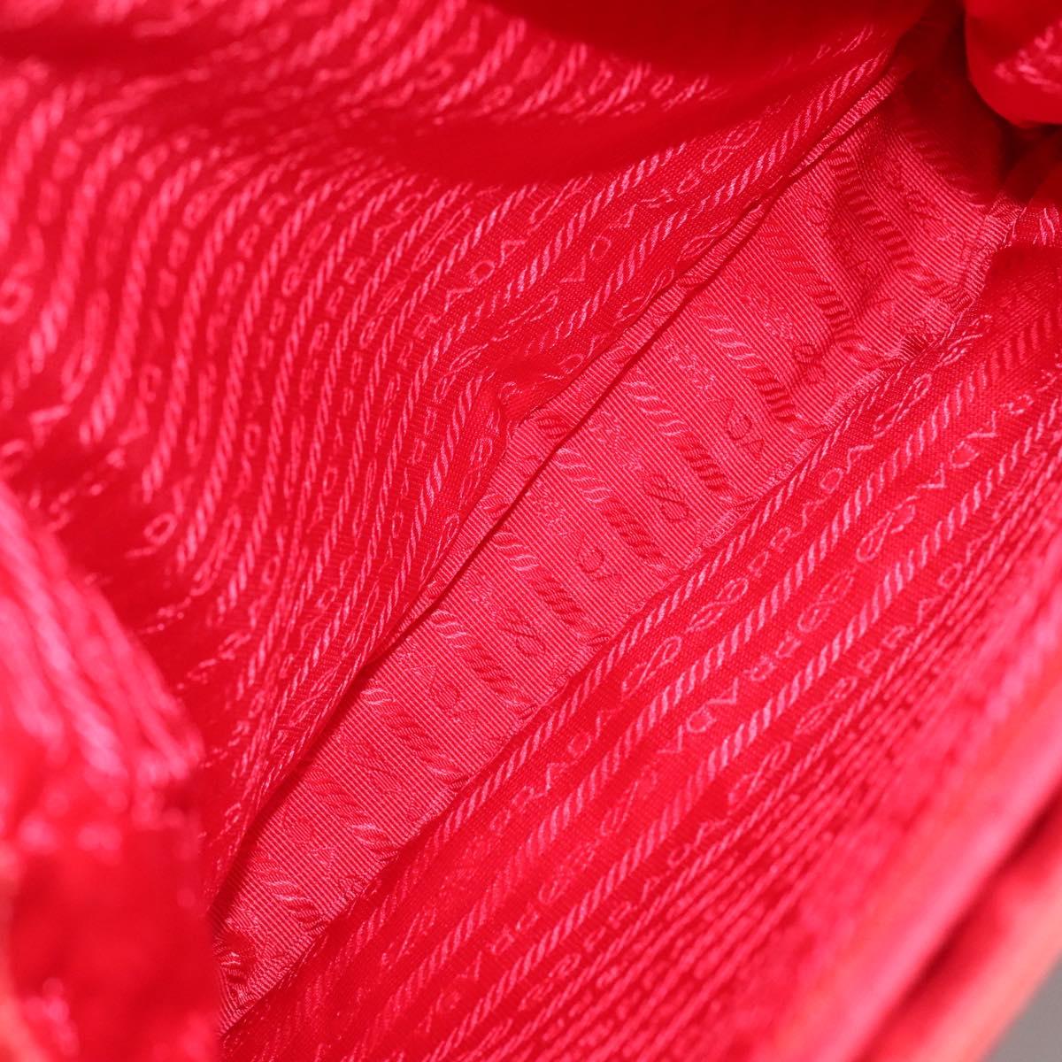 Prada Re-Nylon Red Synthetic Shoulder Bag (Pre-Owned)