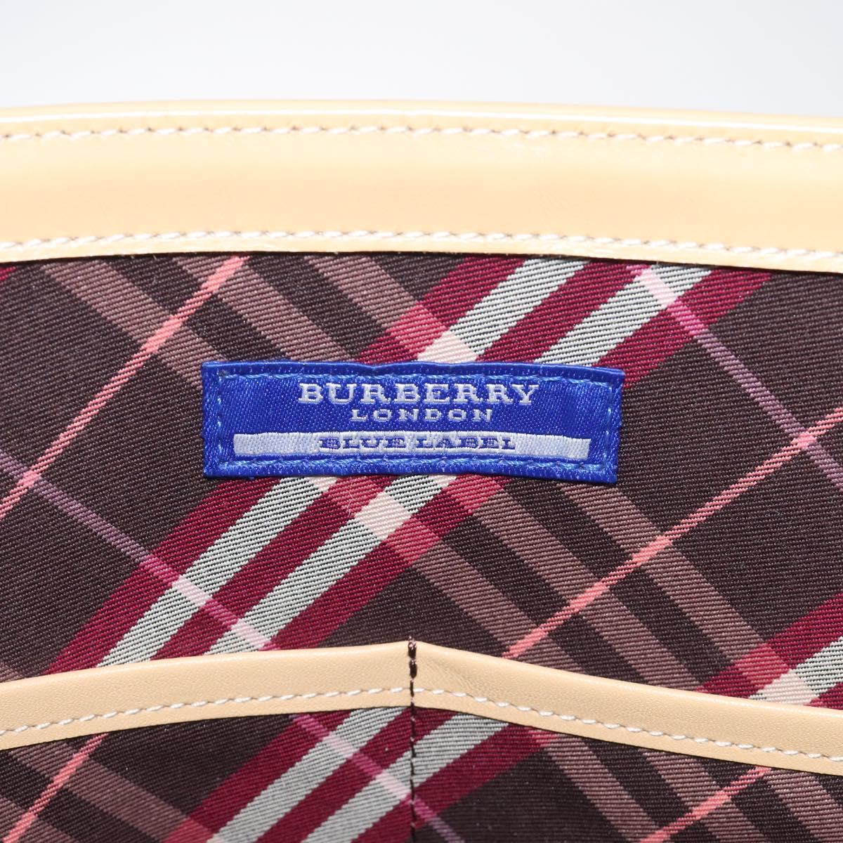 Burberry Blue Label Beige Canvas Tote Bag (Pre-Owned)