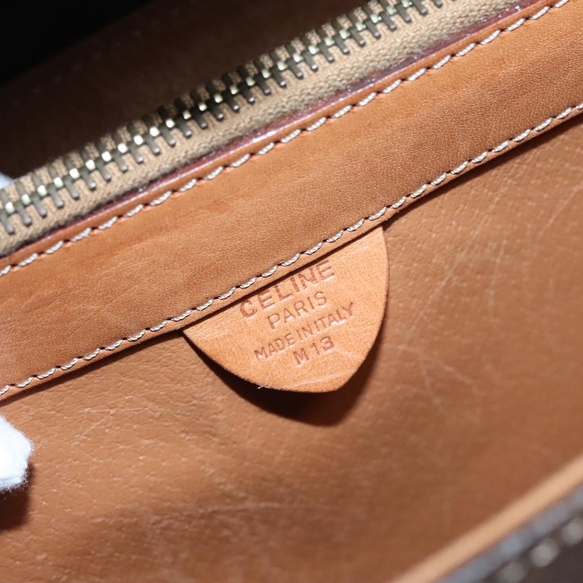Céline Macadam Brown Canvas Briefcase Bag (Pre-Owned)