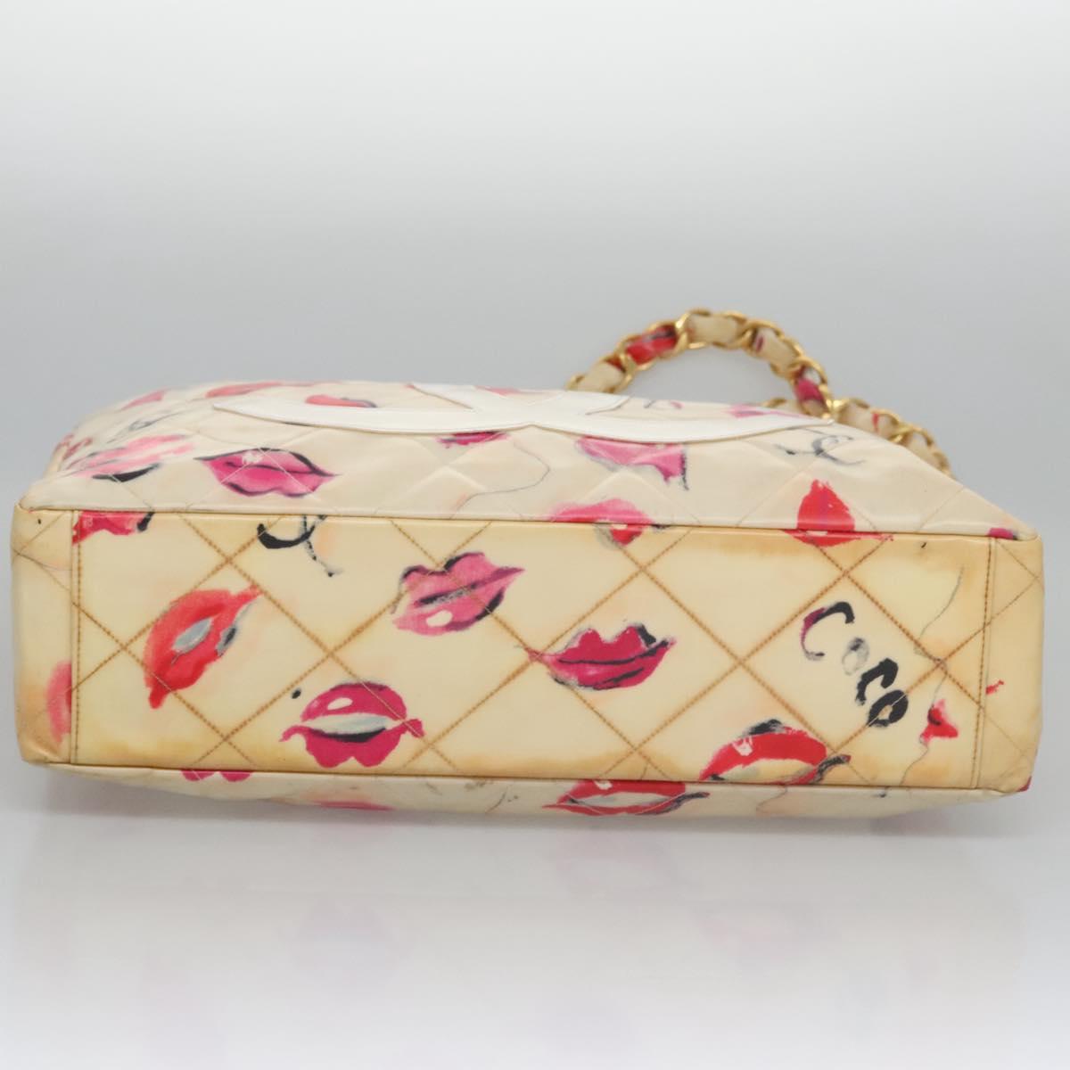 Chanel Red Vinyl Tote Bag (Pre-Owned)