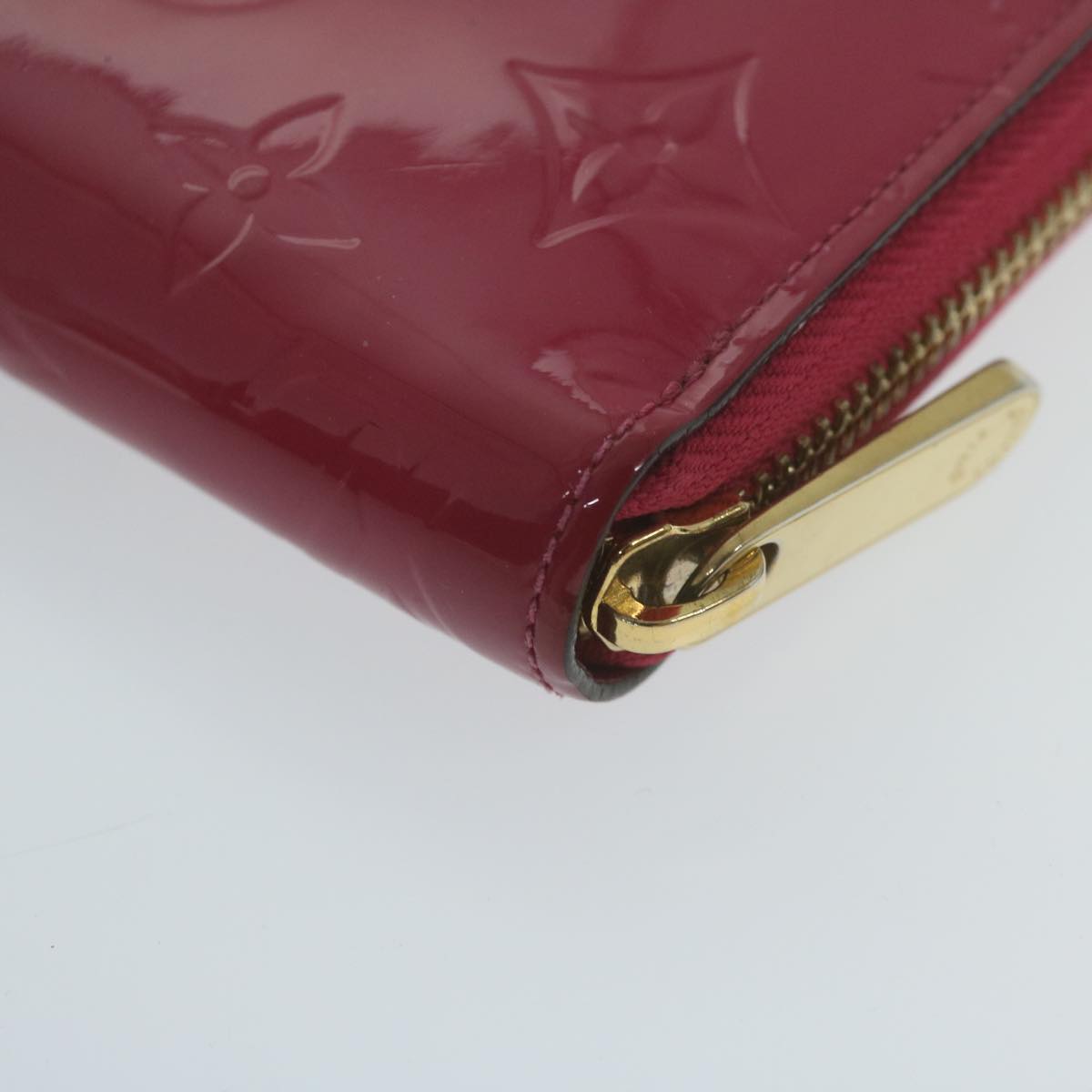 Louis Vuitton Zippy Wallet Pink Patent Leather Wallet (Pre-Owned)