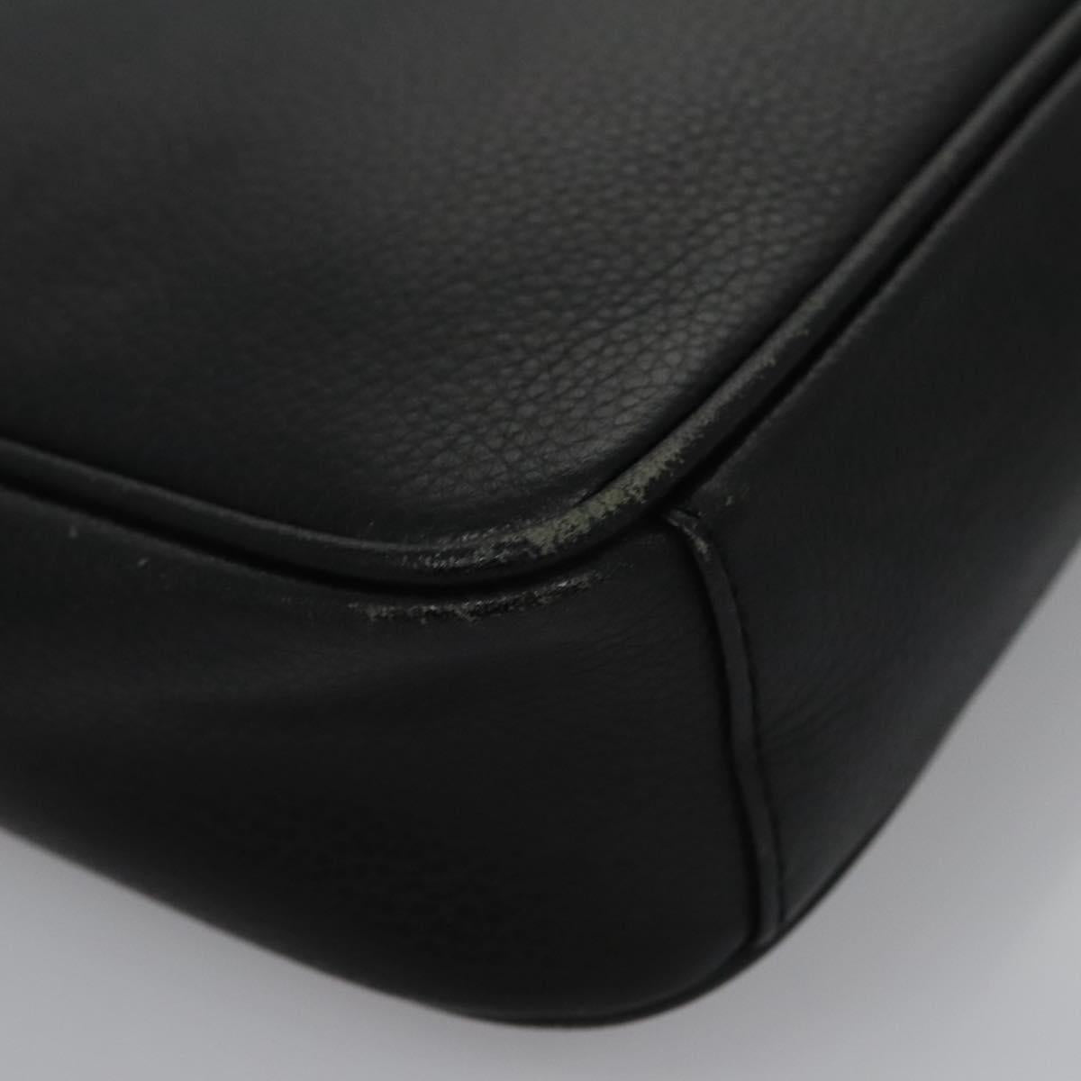 Burberry Black Leather Clutch Bag (Pre-Owned)