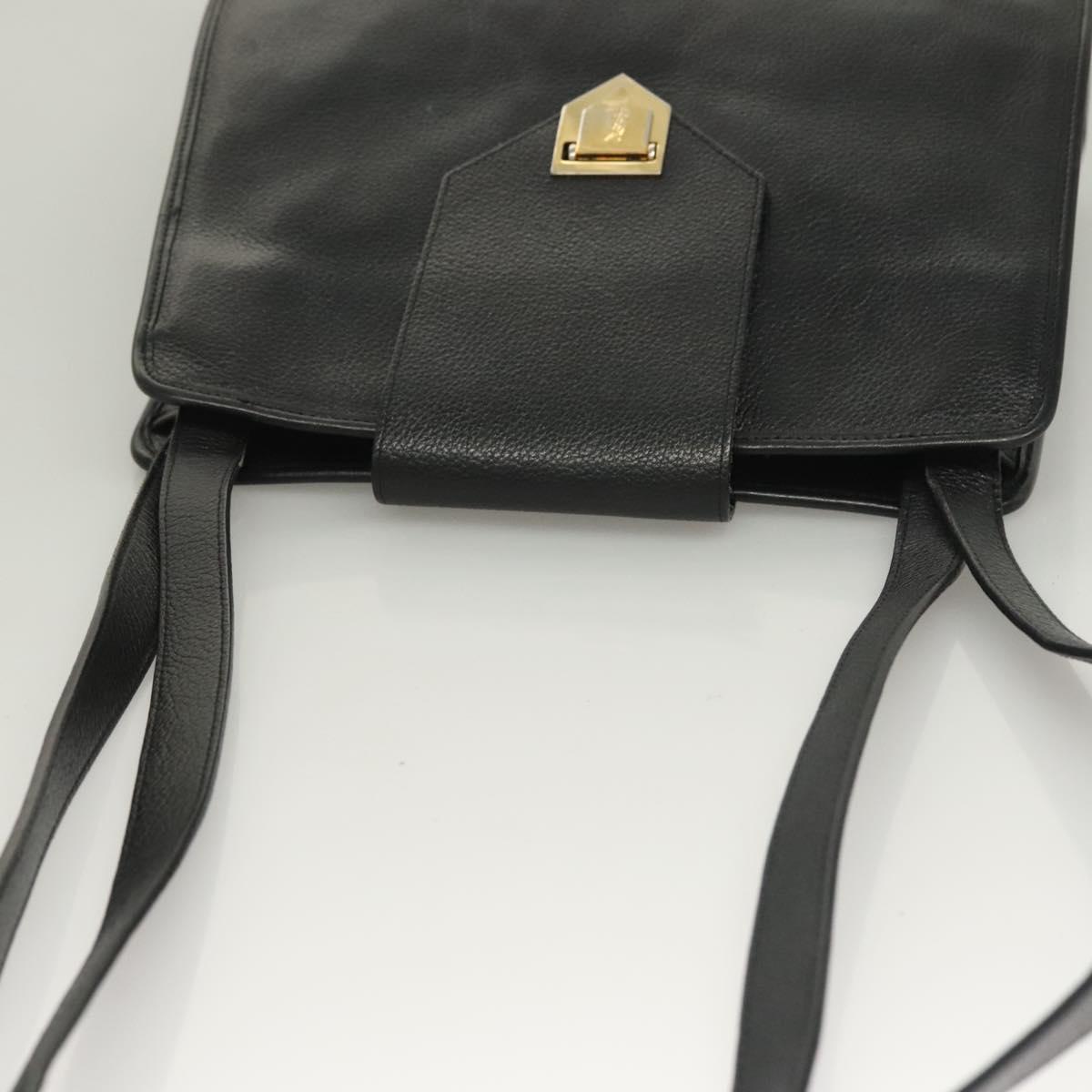 Yves Saint Laurent Black Leather Shoulder Bag (Pre-Owned)