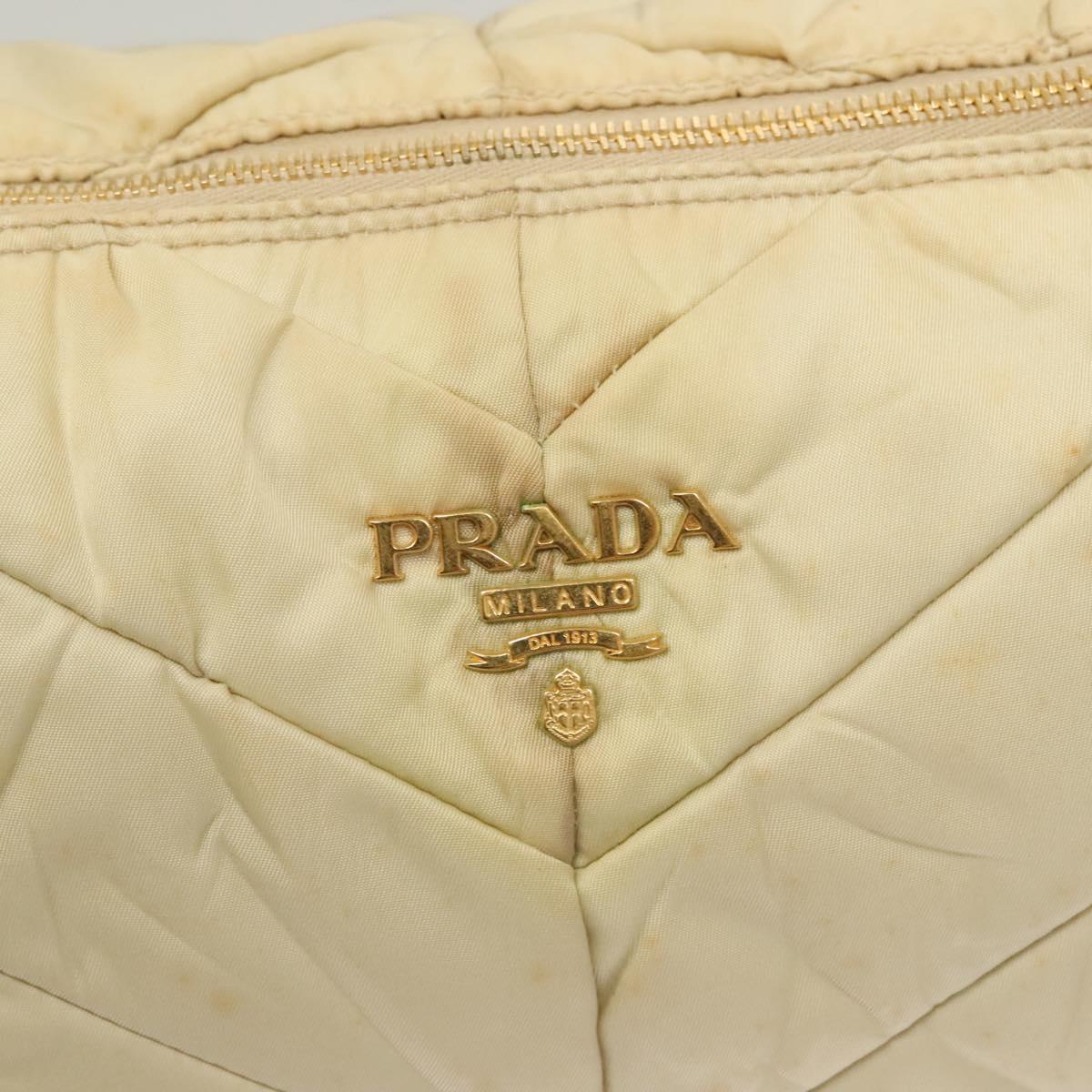 Prada Beige Nylon Shoulder Bag (Pre-Owned)