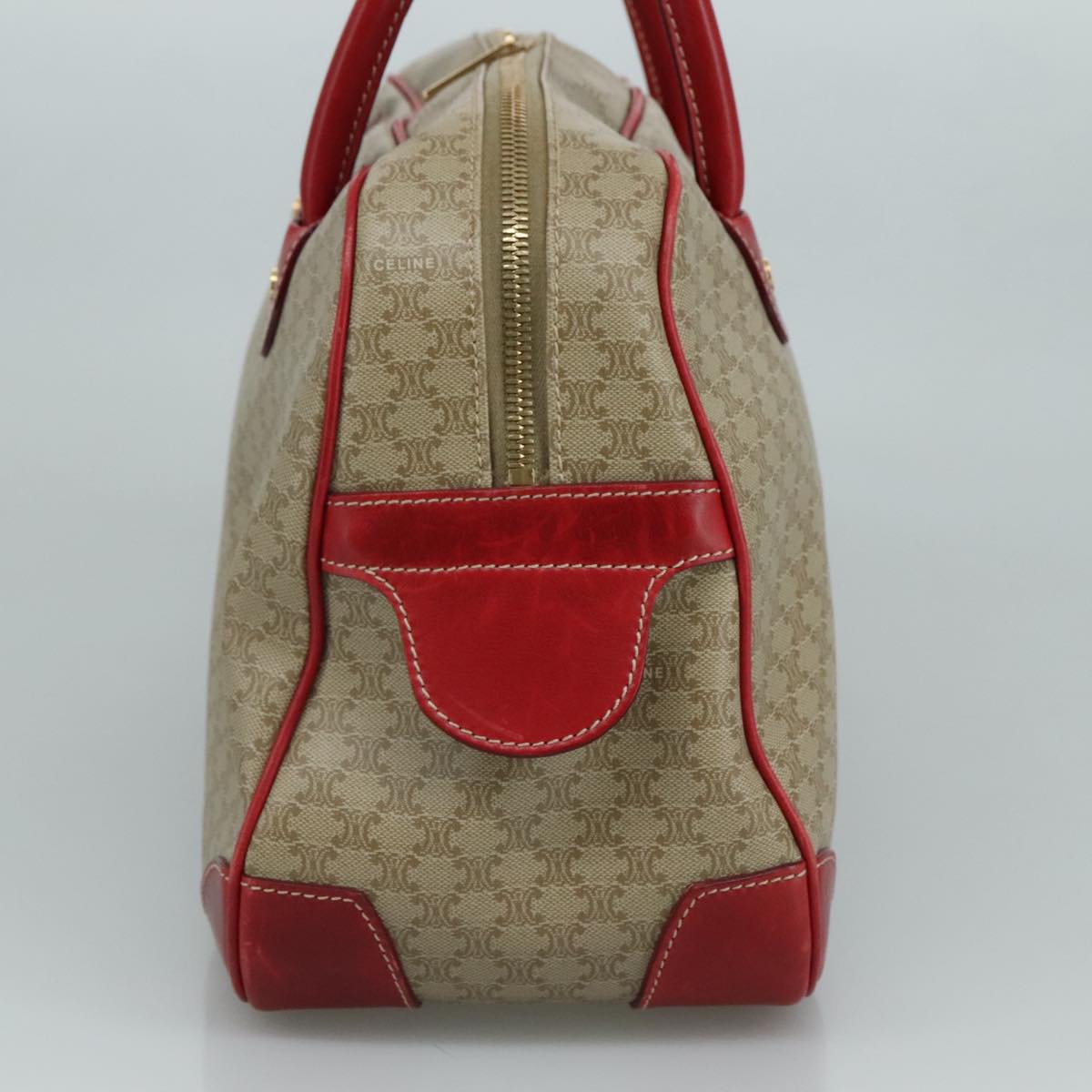 Céline Macadam Beige Canvas Handbag (Pre-Owned)