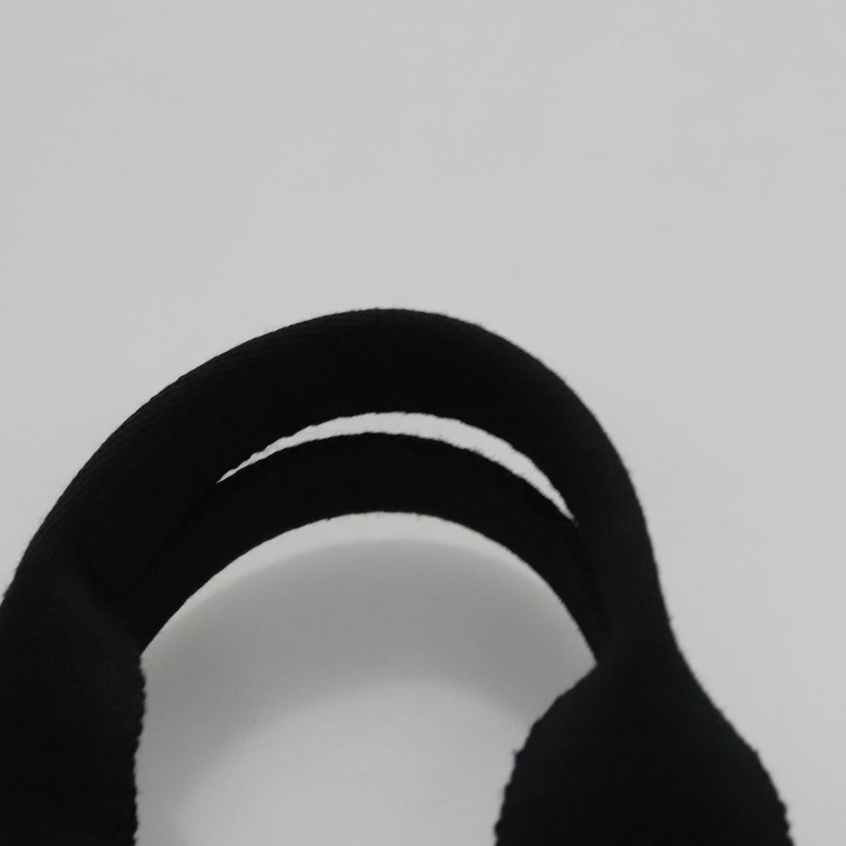 Hermès Valparaiso Black Canvas Handbag (Pre-Owned)