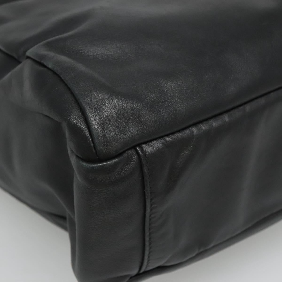 Prada Black Leather Tote Bag (Pre-Owned)