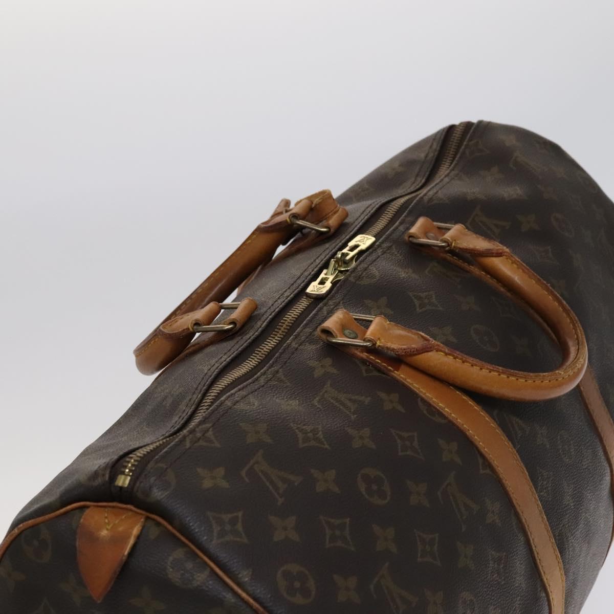 Louis Vuitton Keepall 50 Brown Canvas Travel Bag (Pre-Owned)