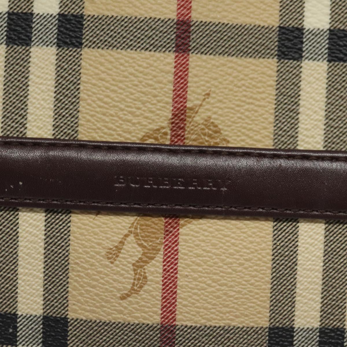 Burberry Nova Check Beige Canvas Tote Bag (Pre-Owned)