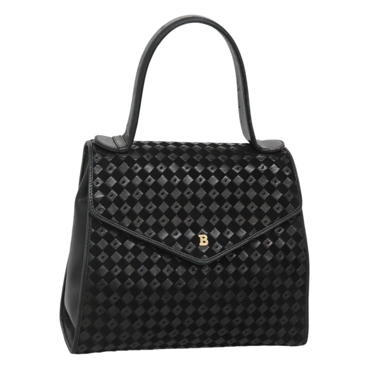 Bally Black Leather Handbag (Pre-Owned)