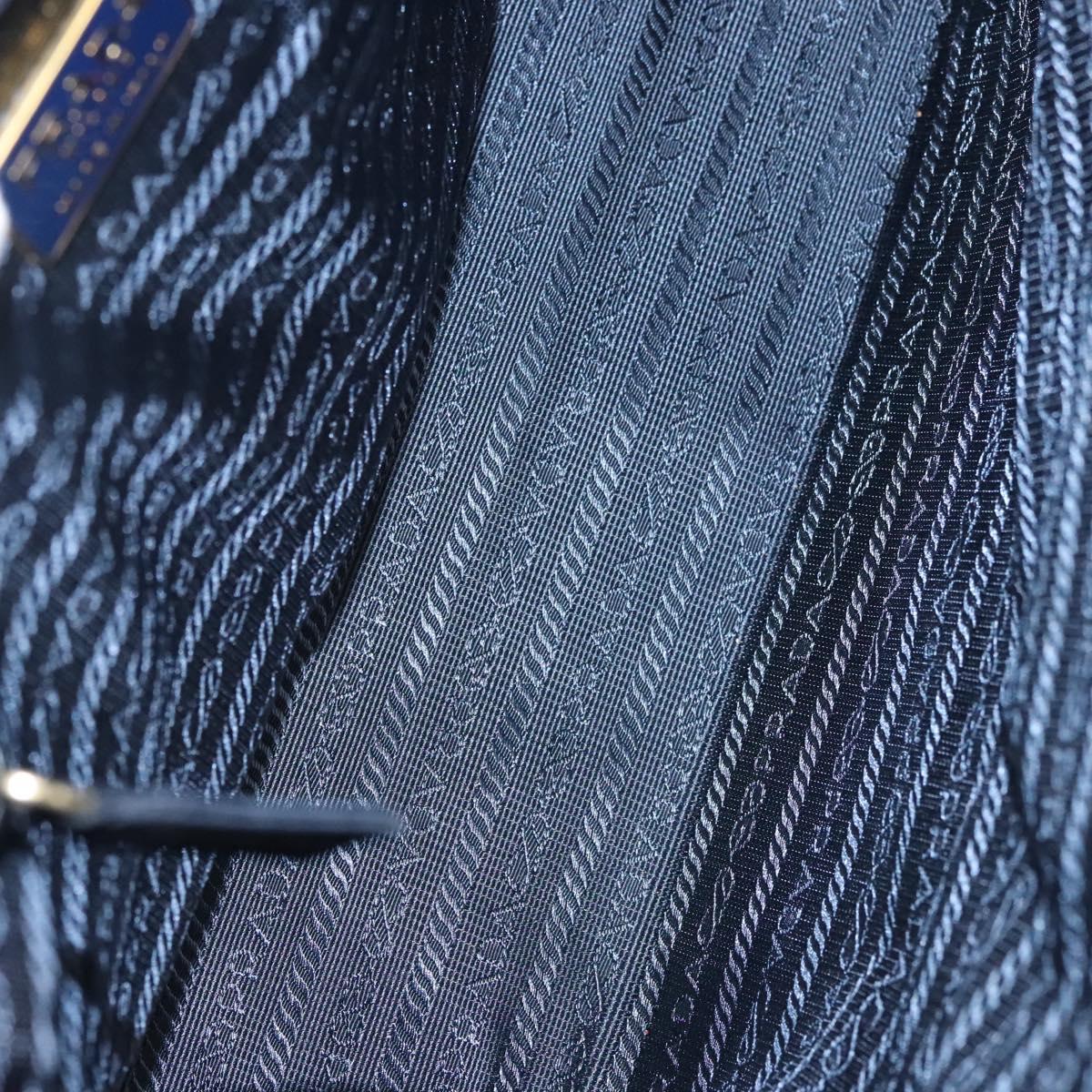 Prada Navy Nylon Handbag (Pre-Owned)