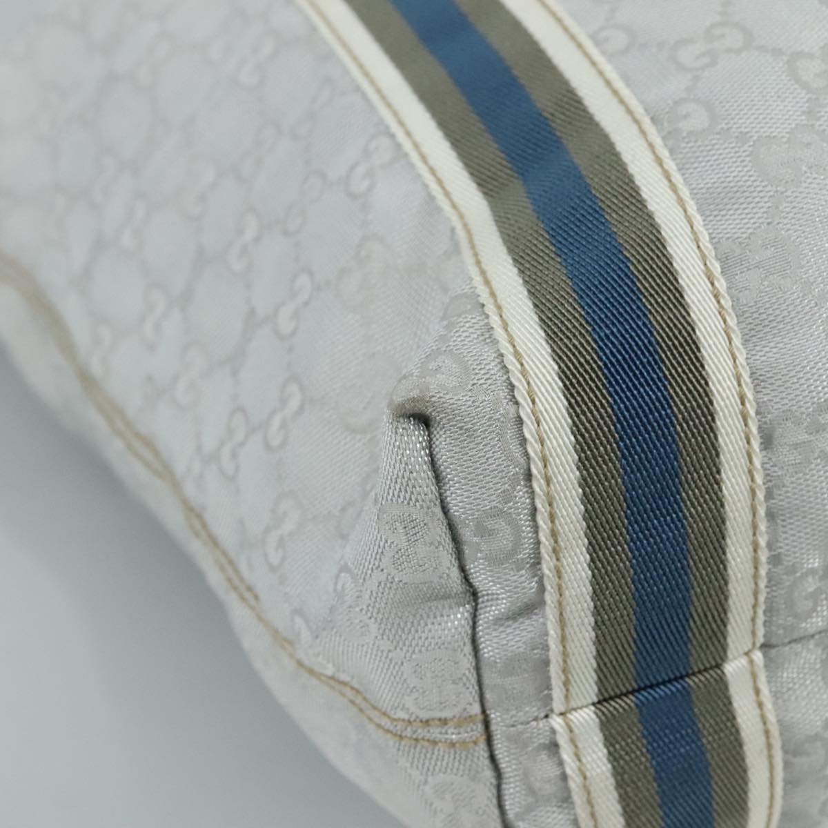 Gucci Gg Canvas Grey Canvas Tote Bag (Pre-Owned)