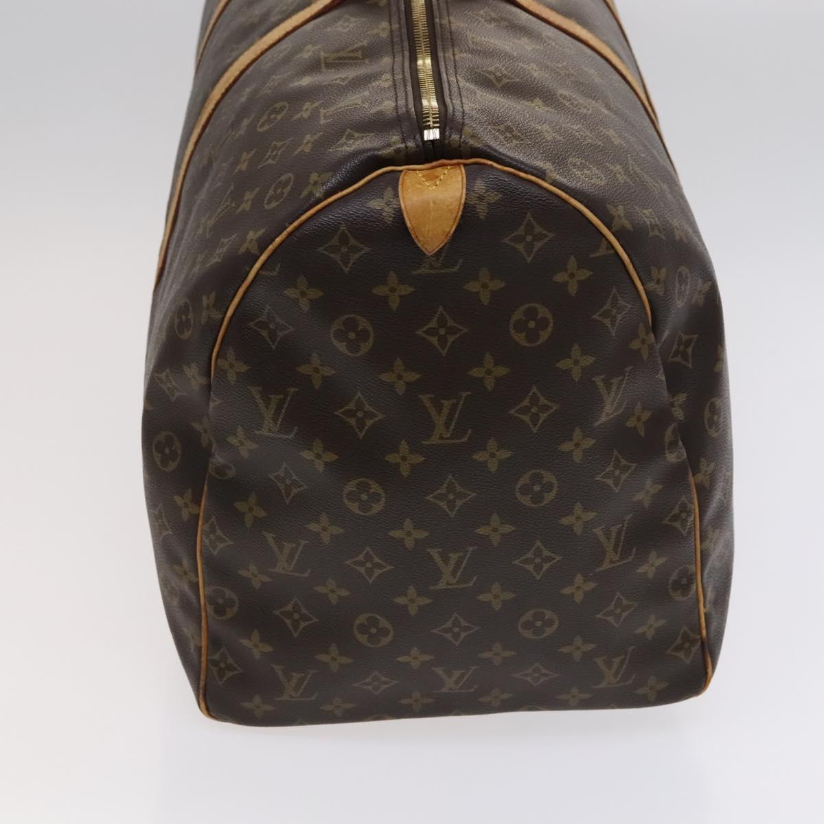 Louis Vuitton Keepall 60 Brown Canvas Travel Bag (Pre-Owned)