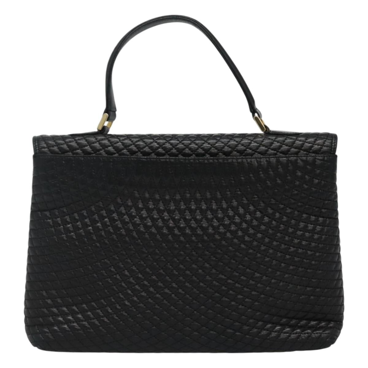 Bally Black Leather Handbag (Pre-Owned)