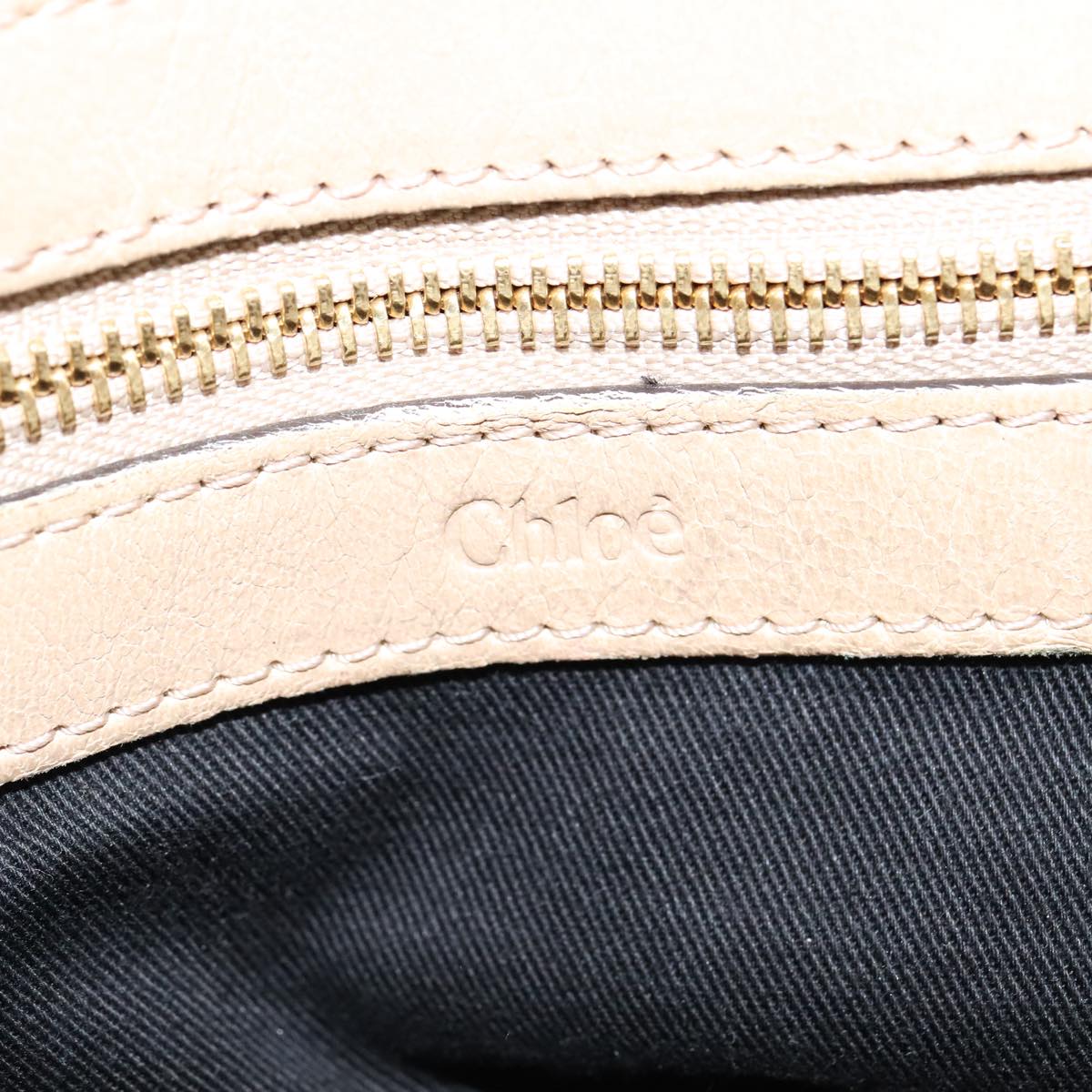 Chloé Ethel Beige Leather Handbag (Pre-Owned)