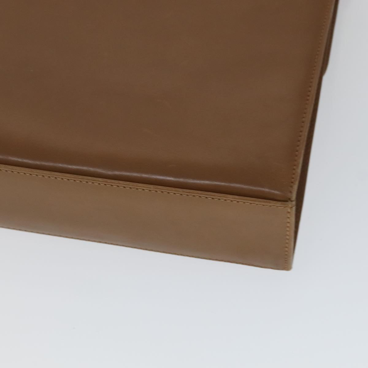 Salvatore Ferragamo Gancini Brown Leather Shoulder Bag (Pre-Owned)