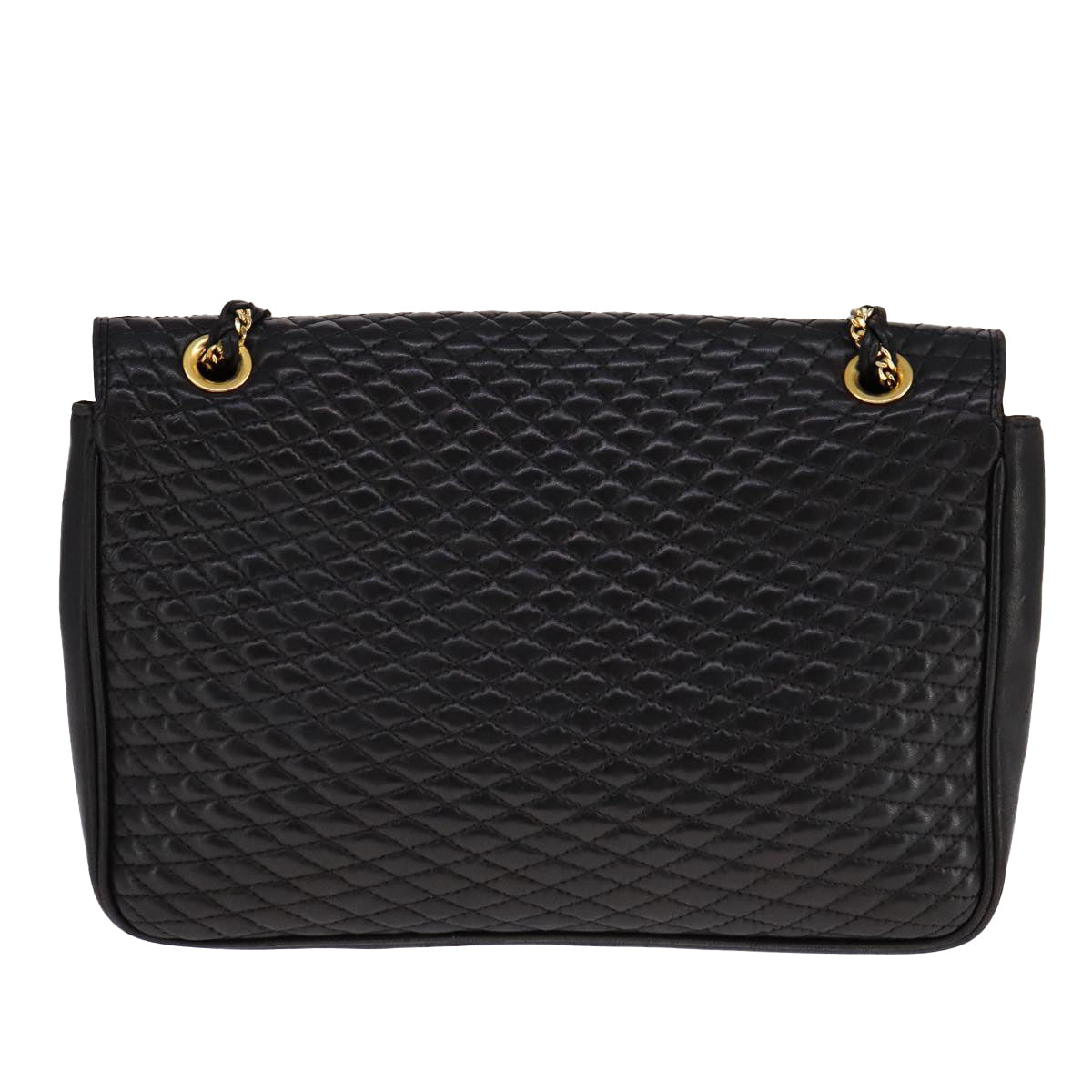 Bally Black Leather Shoulder Bag (Pre-Owned)