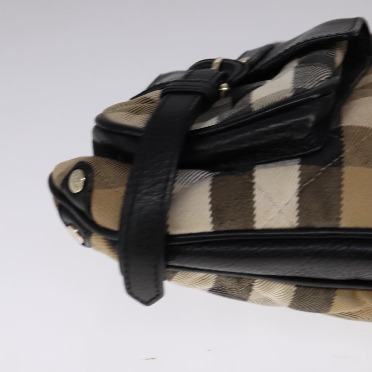 Burberry House Check Multicolour Canvas Shoulder Bag (Pre-Owned)