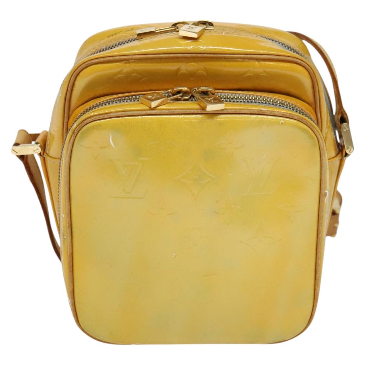 Louis Vuitton Wooster Yellow Patent Leather Shoulder Bag (Pre-Owned)