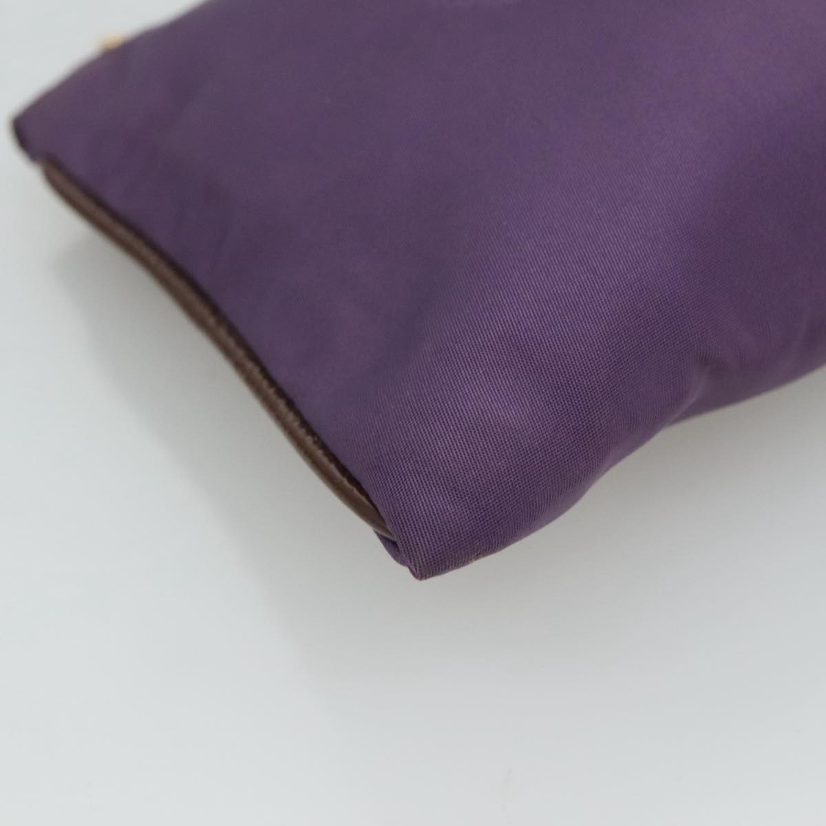 Prada Purple Synthetic Clutch Bag (Pre-Owned)