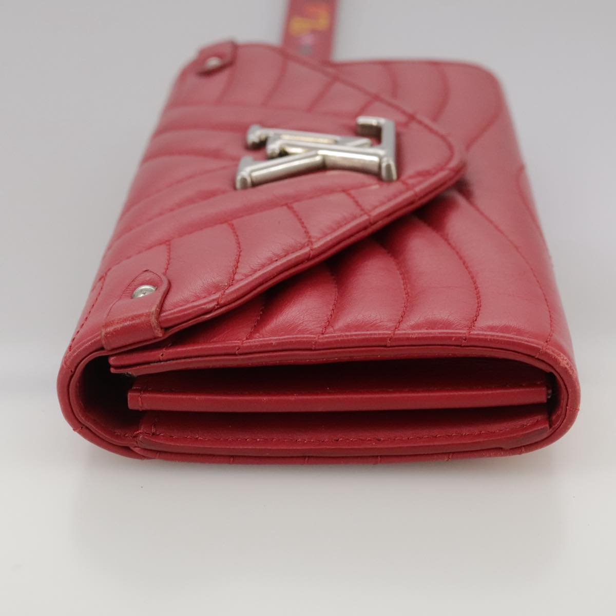 Louis Vuitton New Wave Red Leather Wallet (Pre-Owned)
