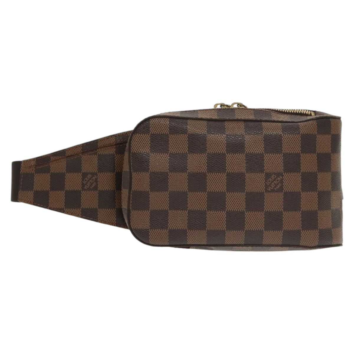 Louis Vuitton Geronimos Brown Canvas Shoulder Bag (Pre-Owned)