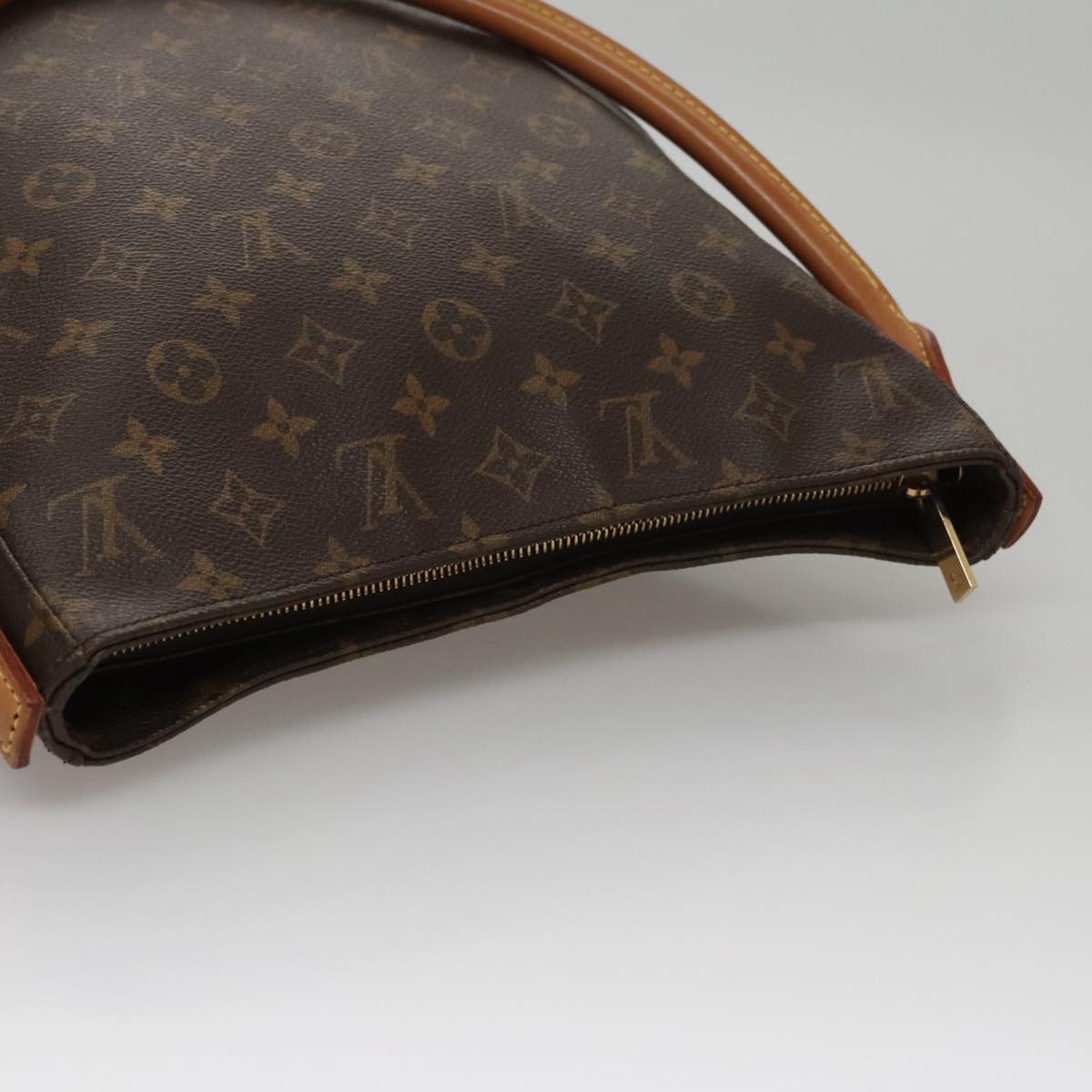 Louis Vuitton Looping Gm Brown Canvas Shoulder Bag (Pre-Owned)