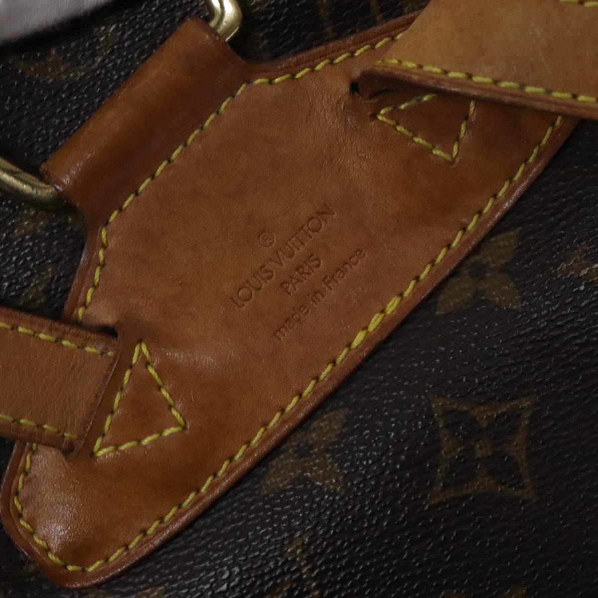 Louis Vuitton Montsouris Mm Brown Canvas Backpack Bag (Pre-Owned)
