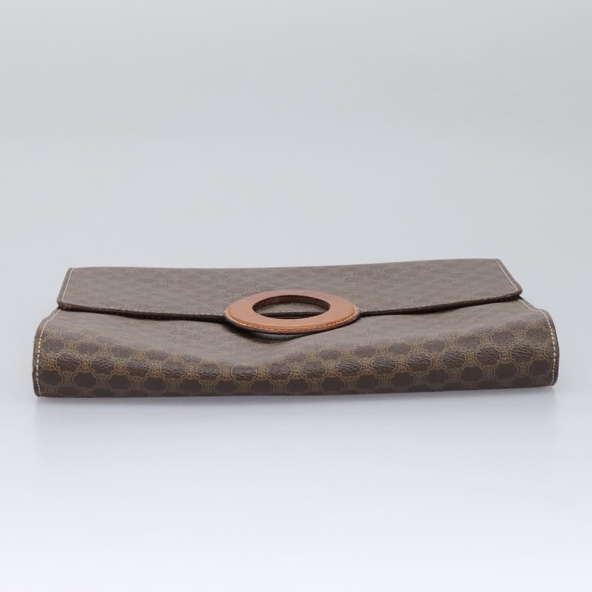 Céline Macadam Brown Canvas Shoulder Bag (Pre-Owned)