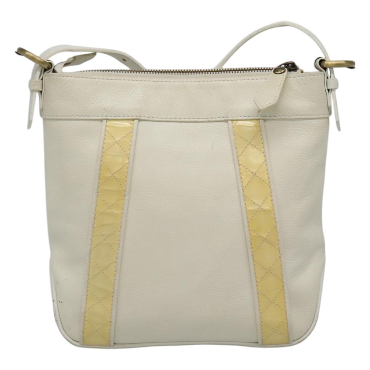 Burberry - Beige Leather Shoulder Bag (Pre-Owned)