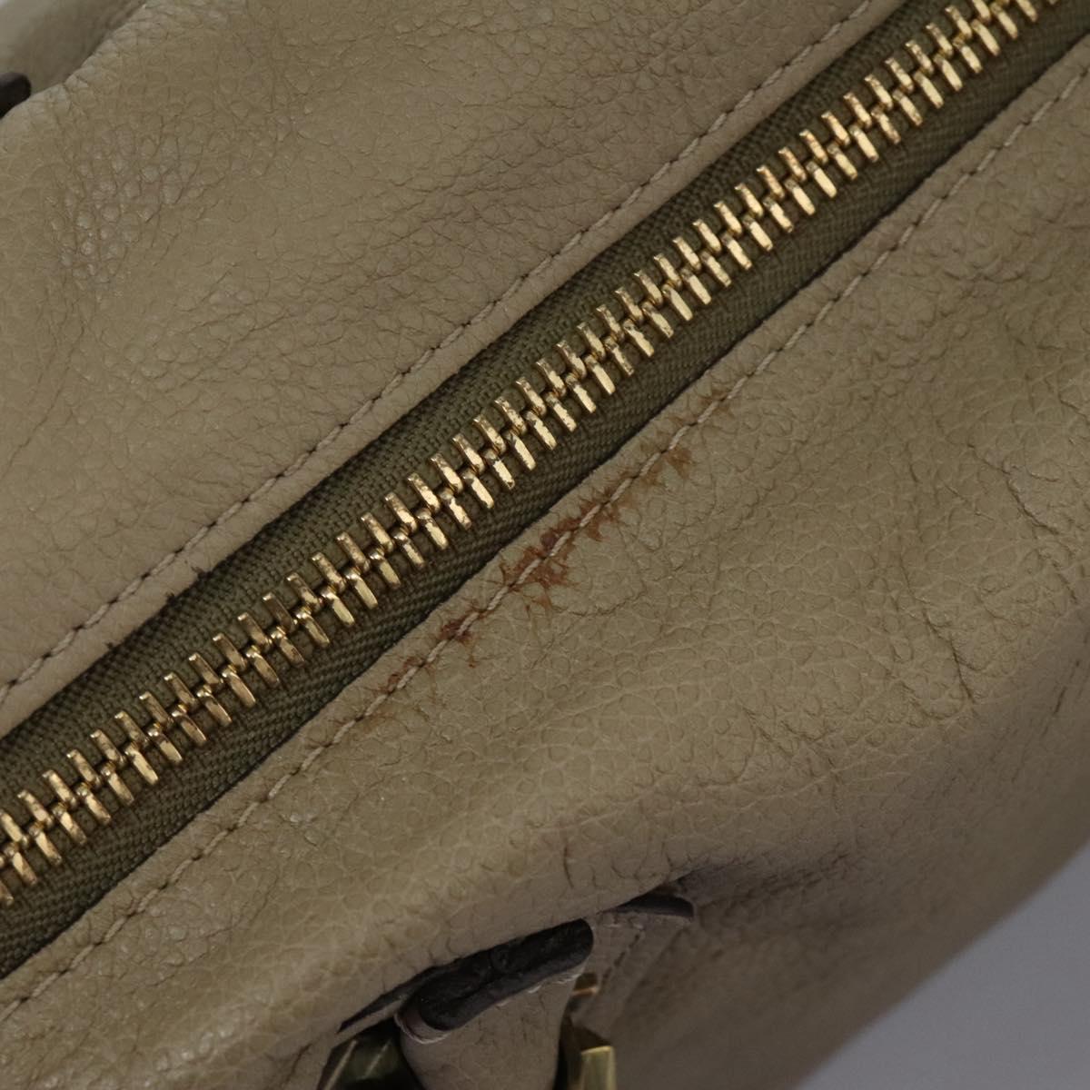 Chloé Paraty Beige Leather Handbag (Pre-Owned)