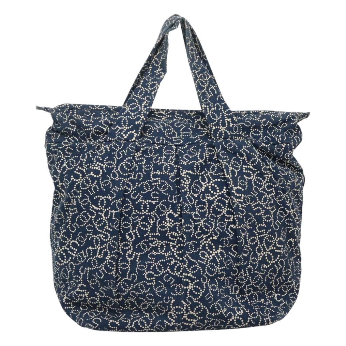 Chanel Navy Canvas Tote Bag (Pre-Owned)