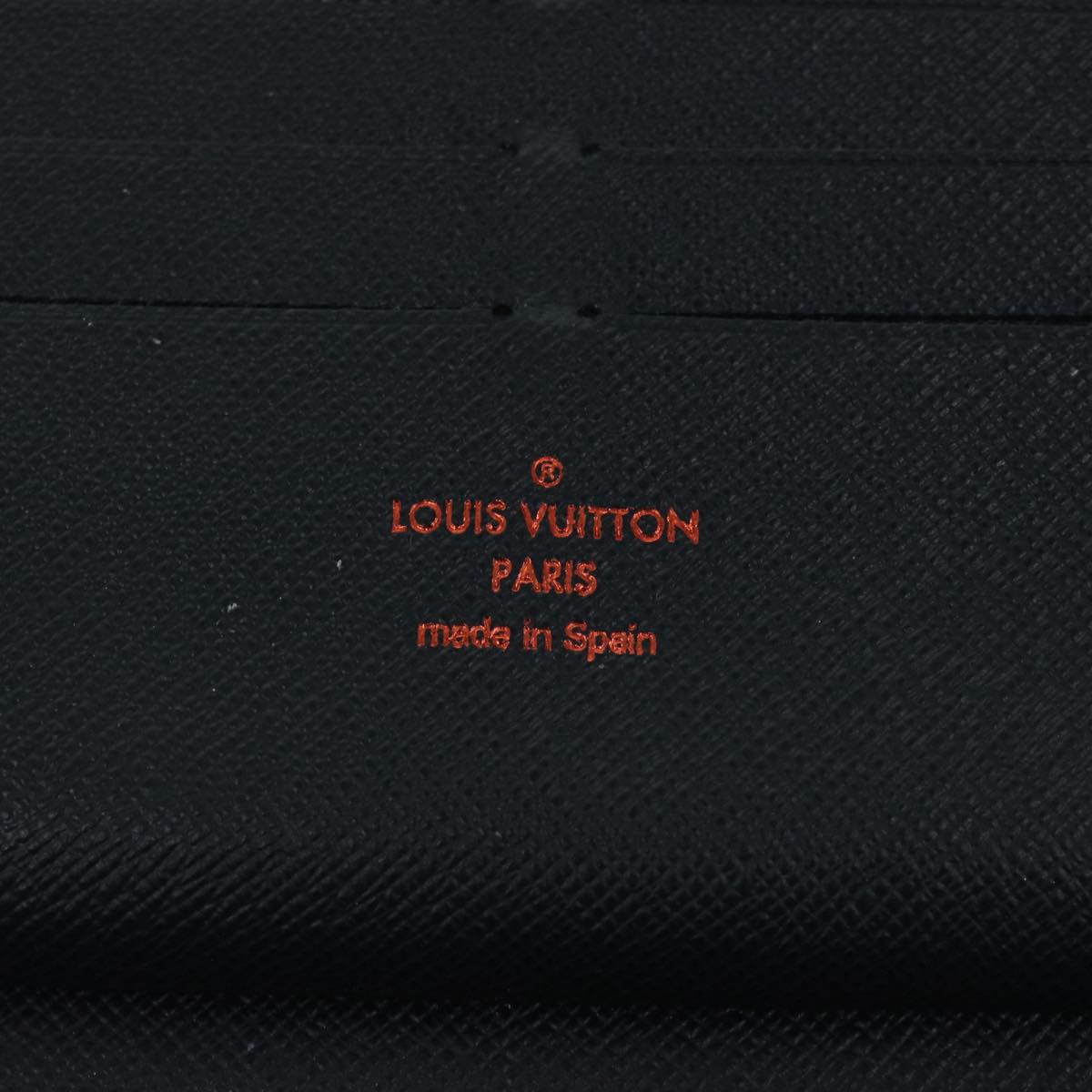 Louis Vuitton Zippy Organizer Black Canvas Wallet (Pre-Owned)