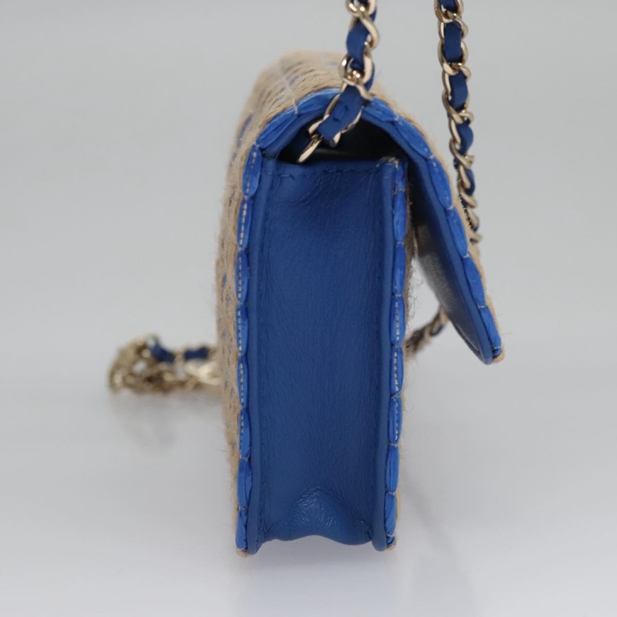 Chanel Trendy Cc Blue Canvas Shoulder Bag (Pre-Owned)
