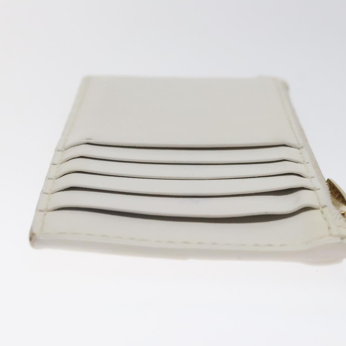 Bottega Veneta Intrecciato White Leather Wallet (Pre-Owned)