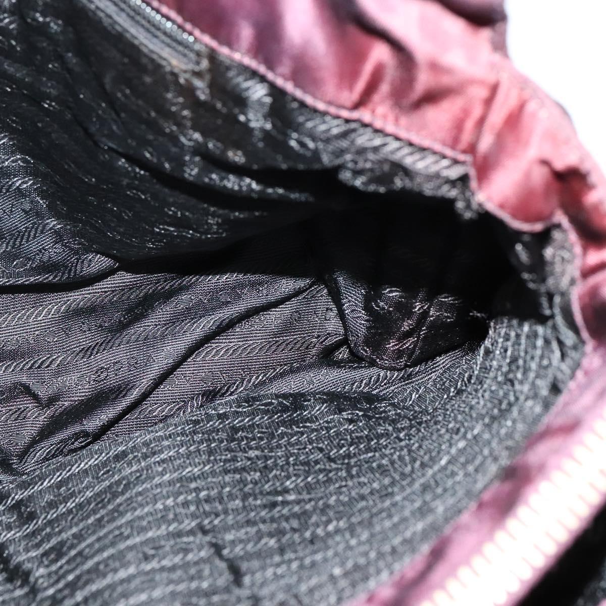 Prada Tessuto Purple Nylon Shoulder Bag (Pre-Owned)