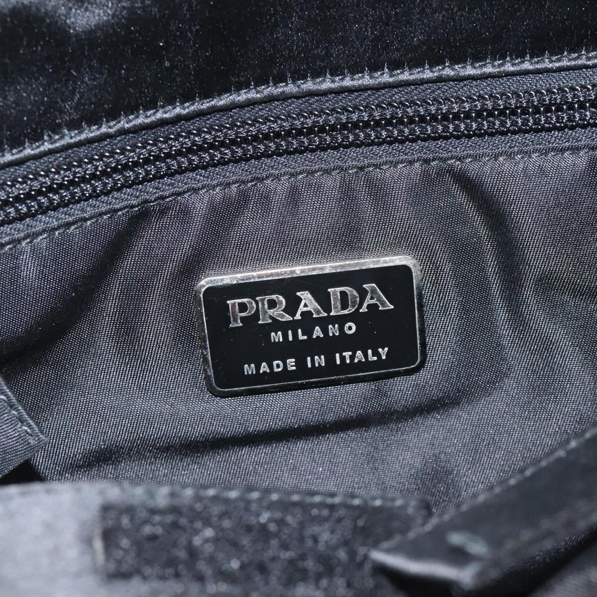 Prada Tessuto Black Synthetic Handbag (Pre-Owned)