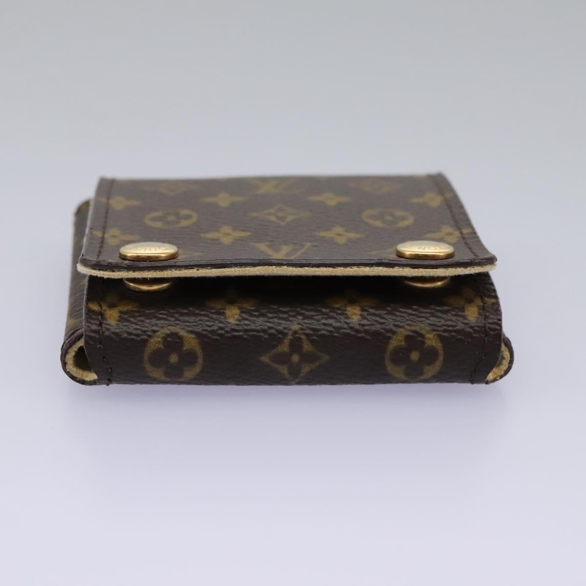 Louis Vuitton Jewelry Case Brown Canvas Wallet (Pre-Owned)