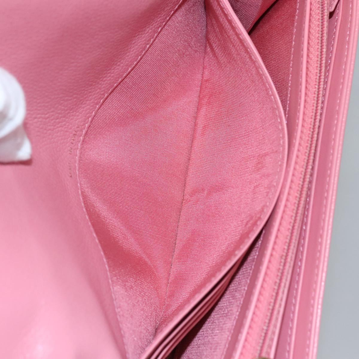 Chanel Camellia Pink Leather Wallet (Pre-Owned)