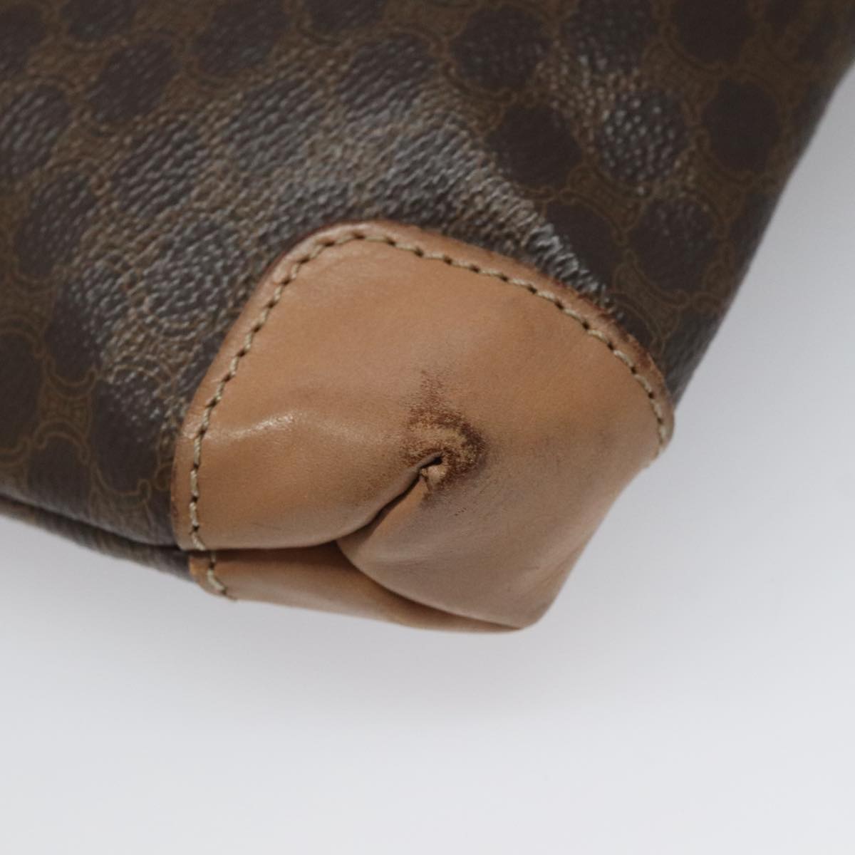 Céline Macadam Brown Canvas Handbag (Pre-Owned)