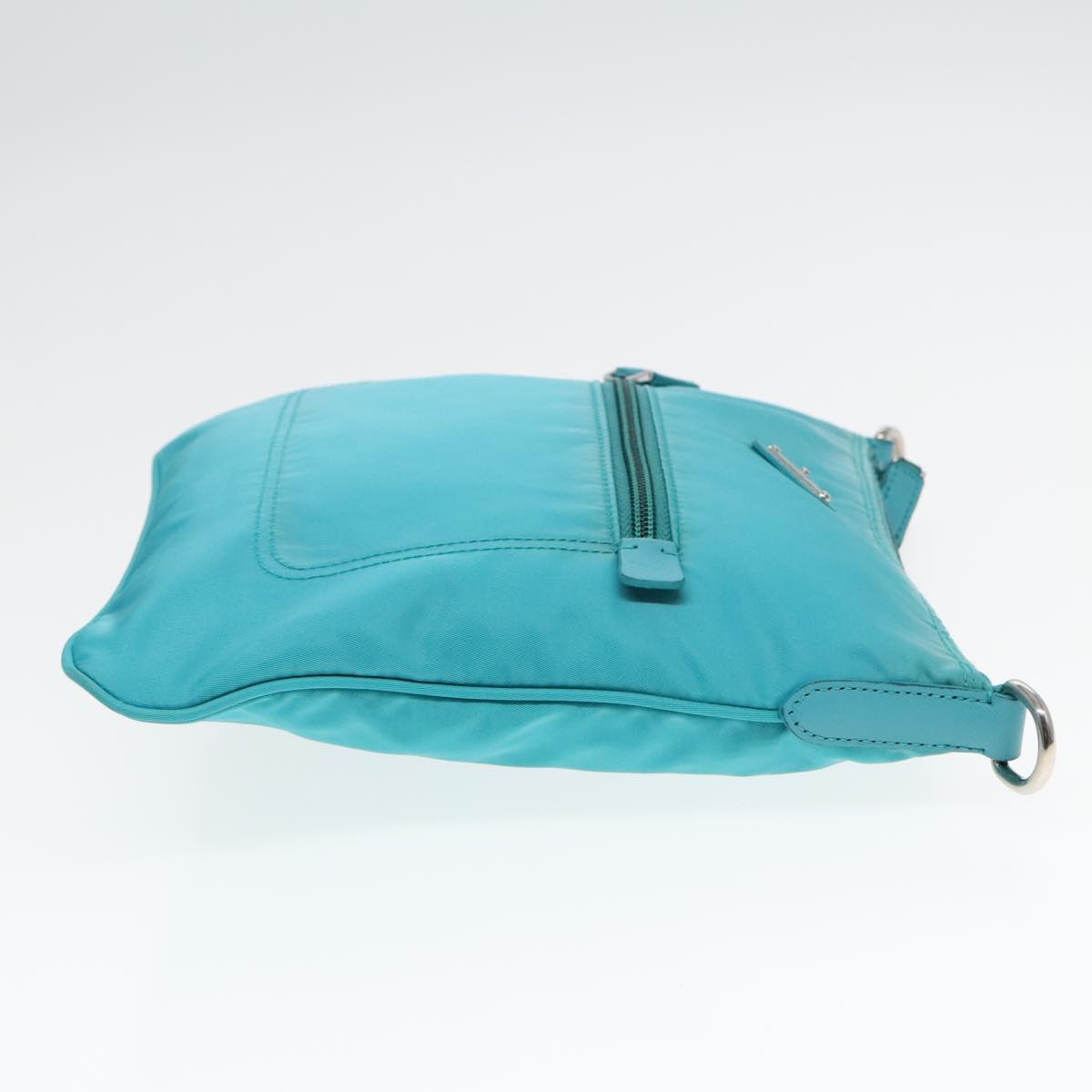 Prada Blue Synthetic Shoulder Bag (Pre-Owned)