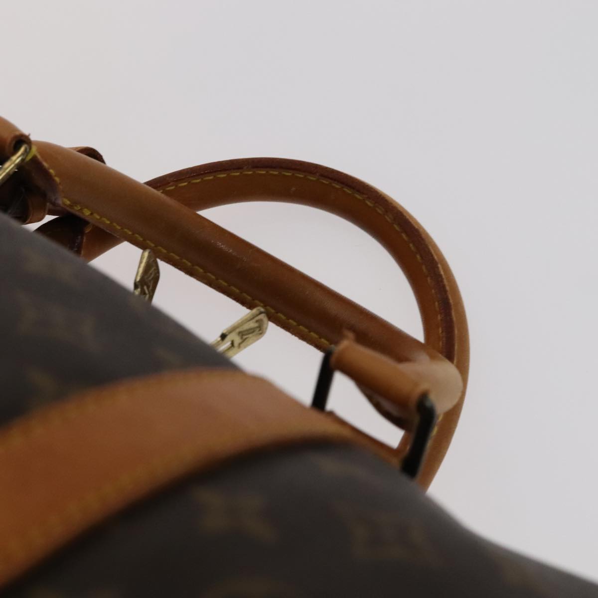 Louis Vuitton Keepall Bandoulière 60 Brown Canvas Travel Bag (Pre-Owned)