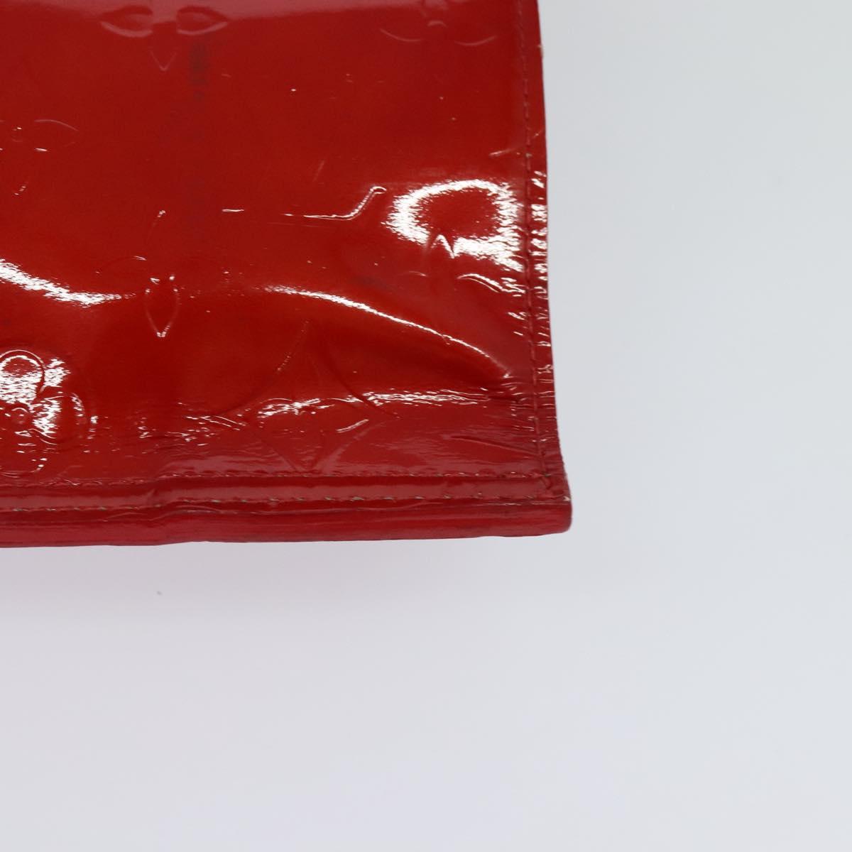 Louis Vuitton Stanton Red Patent Leather Tote Bag (Pre-Owned)