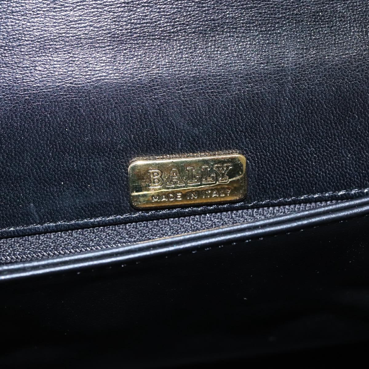 Bally Black Leather Handbag (Pre-Owned)